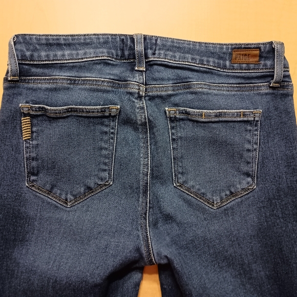 Paige Verdugo Ankle Distressed Ankle Medium Wash Jeans Size 29 - Picture 5 of 10